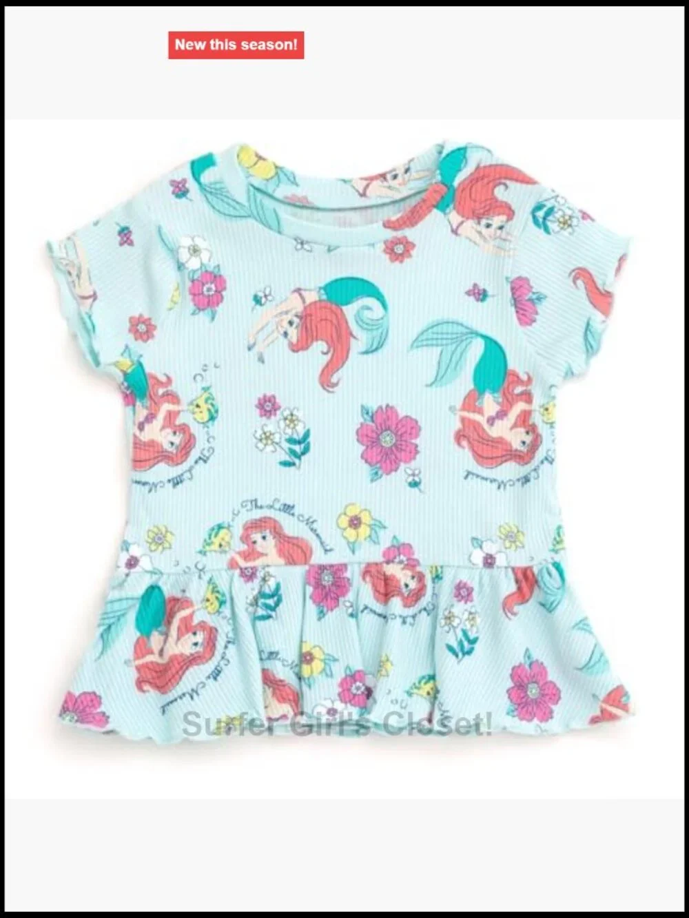 Disney Girls 2-Piece Tee and Shorts Set Toddler